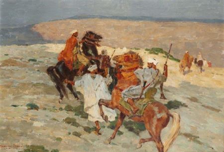 Cavaliers dans le sud marocain