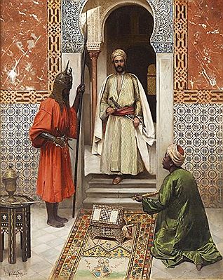 Le marchand d'armes devant le palais, 1886