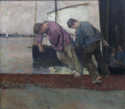 Gegen den Strom by Carlos Grethe - Auction record, sale price, and art valuation. Compare with similar artists and explore comparable artworks.