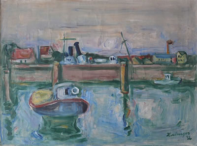 Blick auf Hafen