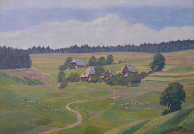 Blick auf Schwanenbach bei Vöhrenbach