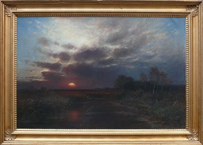 Sample artwork by Franz Reder-Broili (1854 - 1918), known for landscape - View similar artists and auction records