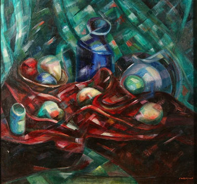 Cubist Still Life by William Corasick - Auction record, sale price, and art valuation. Compare with similar artists and explore comparable artworks.