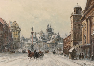 A Set of 4 Views of Warsaw