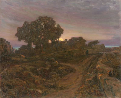 Sunset over the Hilltop by Konstantin Vroblevsky - Auction record, sale price, and art valuation. Compare with similar artists and explore comparable artworks.