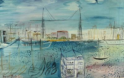 "Boats in a Harbor"