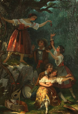 "Frolic Scene"
