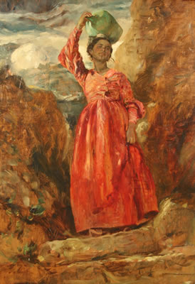"Young Woman with a Jug"