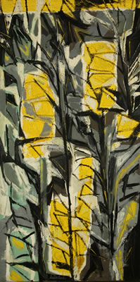 "Abstracted Yellow Flowers"