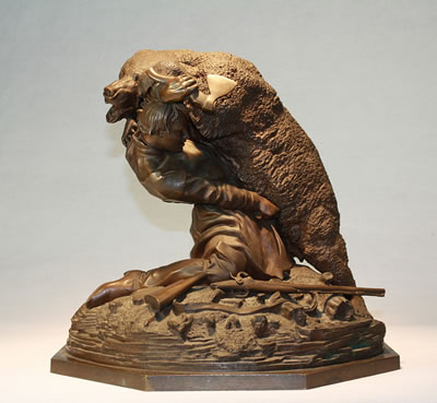 "A Hunter's Fight with a Bear"