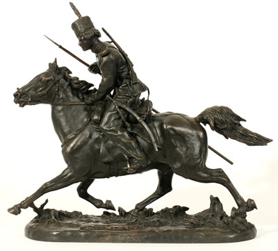 "Don Cossack Guardsman on a Trotting Horse"