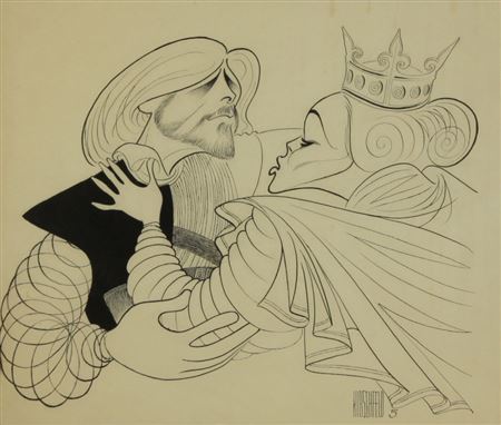 Philip Anglin and Maureen Anderman in Macbeth at the Vivian Beaumont
