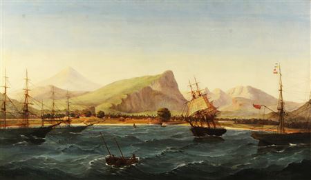 View of the Treaty Port on the Island of Formosa, Taiwan, 1867