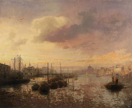 Venetian Canal Scene