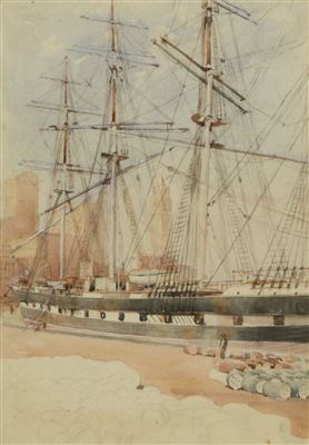 On the Waterfront, New York by James Heseldin - Auction record, sale price, and art valuation. Compare with similar artists and explore comparable artworks.