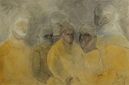 Portrait of Jose Luis Cuevas: Self-Portrait with Models