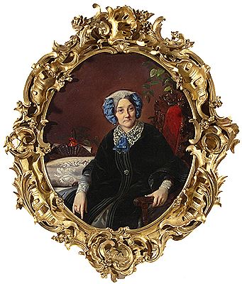 Portrait of Princess Isabella Adamovna Gagarina, late 1850s