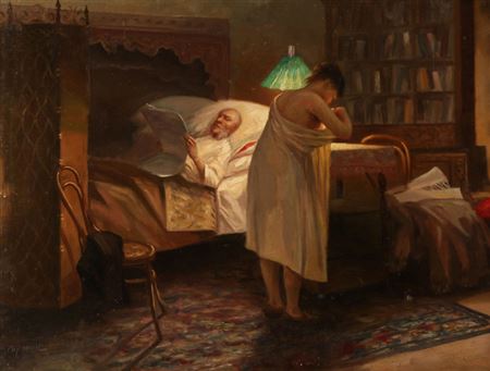 At the Bed