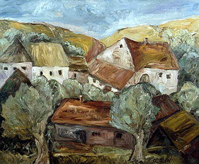 Dorf im Weinviertel by Franz Zulow - Auction record, sale price, and art valuation. Compare with similar artists and explore comparable artworks.