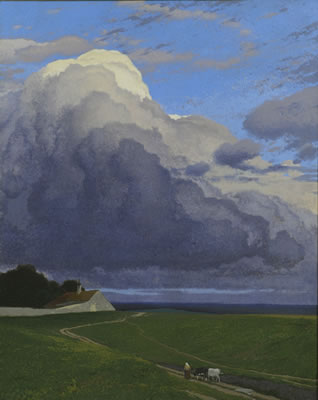 Aufziehendes Gewitter