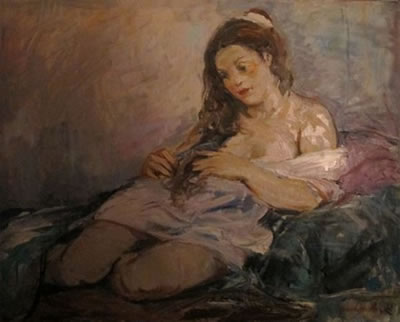 Femme allongée by Hovhannes Haroutiounian - Auction record, sale price, and art valuation. Compare with similar artists and explore comparable artworks.