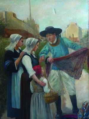 Le vendeur de dentelles