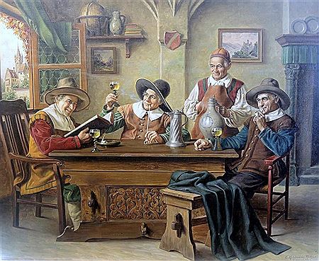 Sample artwork by Emil Kuhlmann-Reher (1886 - 1957), known for painting, figure and portrait painter - View similar artists and auction records