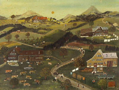 "Grosse Sommerlandschaft mit Usebozete"