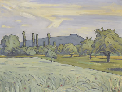 Sommerlandschaft by Fritz Baumann - Auction record, sale price, and art valuation. Compare with similar artists and explore comparable artworks.