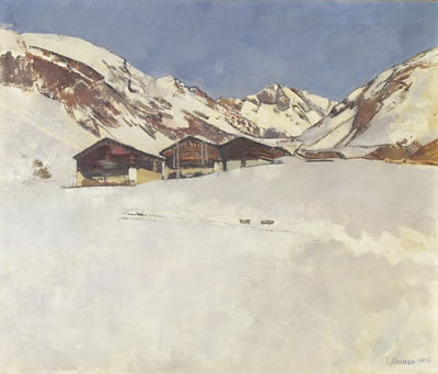 Alp im Winter