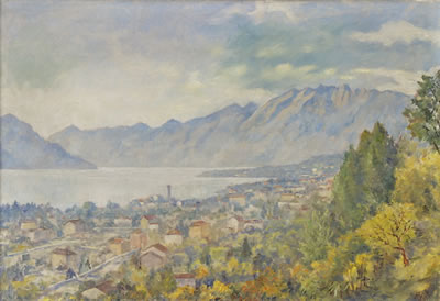 "Blick auf Locarno" by Franz Weibel - Auction record, sale price, and art valuation. Compare with similar artists and explore comparable artworks.