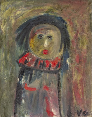 Trauriger Clown