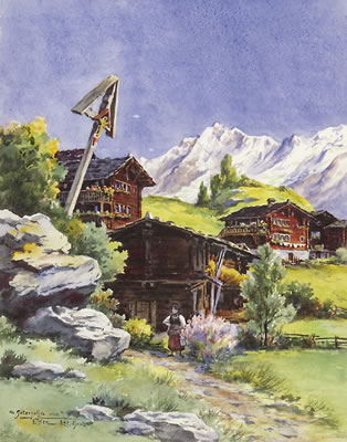 Eisten. Lötschen by Ulrich Gutersohn - Auction record, sale price, and art valuation. Compare with similar artists and explore comparable artworks.
