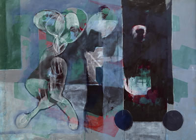 Fünftes Bildtuch, Die Ringer by Rolf Winnewisser - Auction record, sale price, and art valuation. Compare with similar artists and explore comparable artworks.