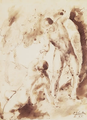 Adam und Eva by Paul Zehnder - Auction record, sale price, and art valuation. Compare with similar artists and explore comparable artworks.