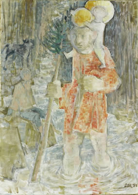 Sankt Christophorus by Heinrich Danioth - Auction record, sale price, and art valuation. Compare with similar artists and explore comparable artworks.