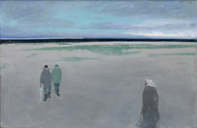 Figuren am Strand