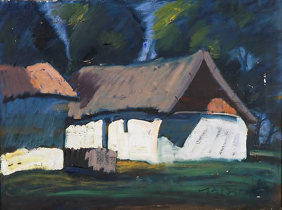 Ungarische Bauernhäuser by Janos Bozso - Auction record, sale price, and art valuation. Compare with similar artists and explore comparable artworks.
