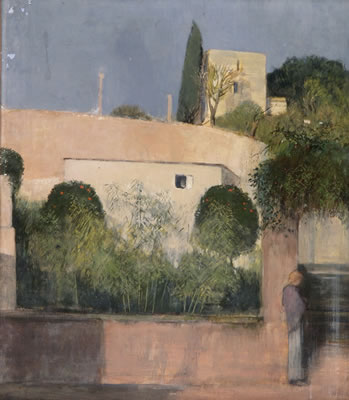 "Römisches Gartenhaus mit Figur" by Wilfried Buchmann - Auction record, sale price, and art valuation. Compare with similar artists and explore comparable artworks.