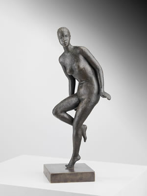 Stehender weiblicher Akt mit angewinkeltem Knie by Margherita Osswald-Toppi - Auction record, sale price, and art valuation. Compare with similar artists and explore comparable artworks.