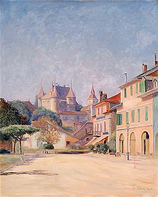 Der Schlossplatz in Nyon by Émile Patru - Auction record, sale price, and art valuation. Compare with similar artists and explore comparable artworks.