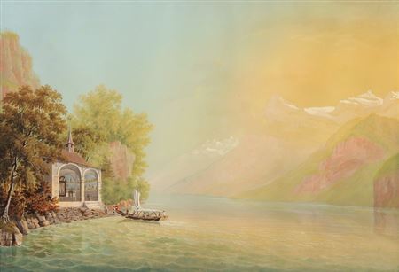 Tellskapelle by Johann Heinrich Bleuler II - Auction record, sale price, and art valuation. Compare with similar artists and explore comparable artworks.