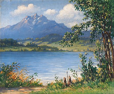 Ansicht des Pilatus mit dem Vierwaldstättersee by Jean Joseph Seraphin Renggli II - Auction record, sale price, and art valuation. Compare with similar artists and explore comparable artworks.