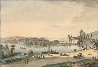 Sample artwork by Johann Ludwig Aberli (1723 - 1786), known for landscape painting and etching - View similar artists and auction records