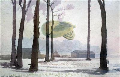 Barrage balloon, Hyde Park