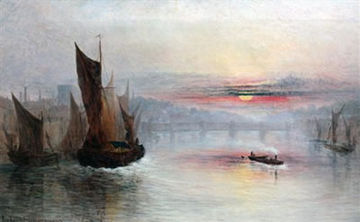 Sunset from Old Chelsea Railway Bridge