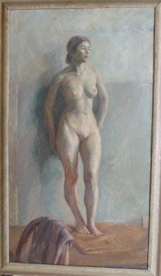 Female nude study