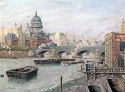 St Pauls from the Thames by Sydney Maiden - Auction record, sale price, and art valuation. Compare with similar artists and explore comparable artworks.