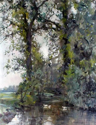 Ducks on a river by Emily Murray Paterson - Auction record, sale price, and art valuation. Compare with similar artists and explore comparable artworks.