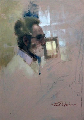 Portrait of Tom W Quinn: Self-portrait